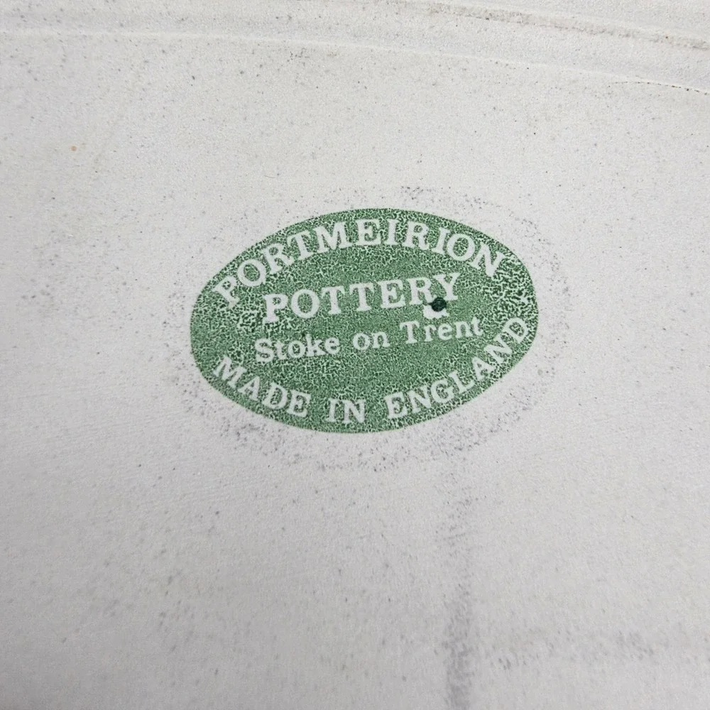 Portmeirion Pottery Strawberry Oval Serving Platter Made in England Vintage